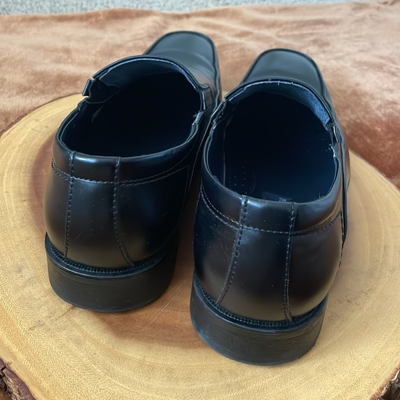 Joseph Abboud Moc Toe Dress Loafers Black size 10